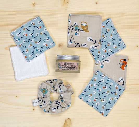 Confezione regalo MELISSA con pad struccanti lavabili fatti a mano