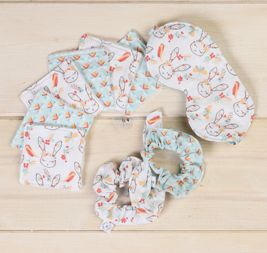 Confezione regalo CAMELIA con pad struccanti lavabili fatti a mano