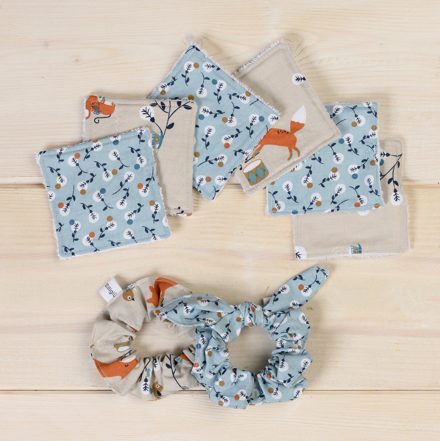 Confezione regalo IRIS con pad struccanti lavabili fatti a mano - in offerta