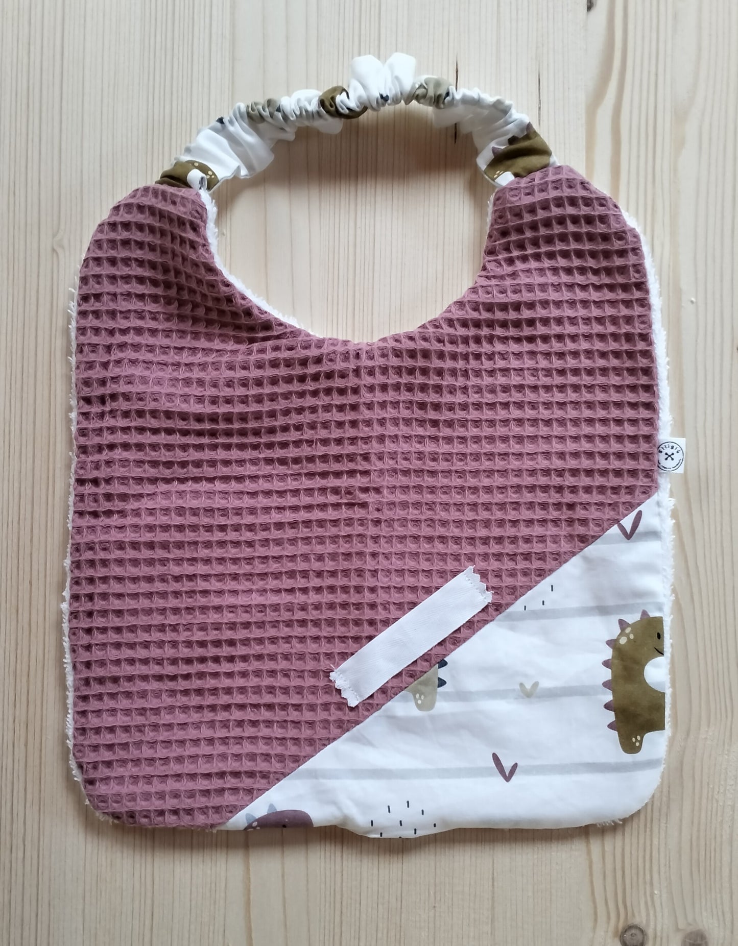 Bavaglino con elastico - Dinosauri